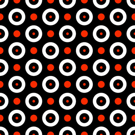 Colorful seamless pattern with circles. Modern stylish texture. Vector background.のイラスト素材