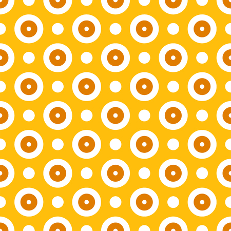 Colorful seamless pattern with circles. Modern stylish texture. Vector background. のイラスト素材