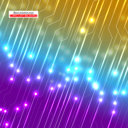 Circuit board. Vector illustration. Eps 10のイラスト素材