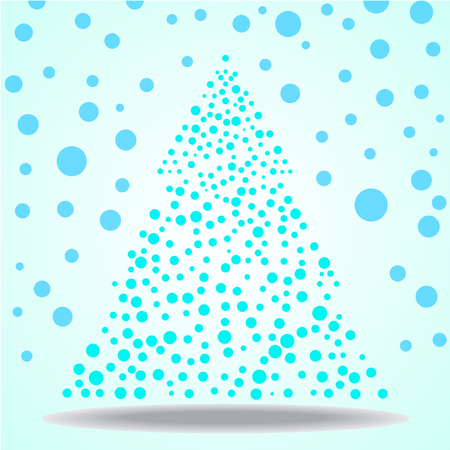 Abstract christmas tree. Vector illustration. Eps 10のイラスト素材
