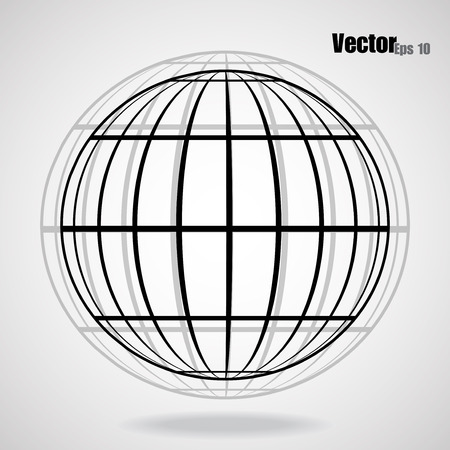 Abstract globe earth.のイラスト素材