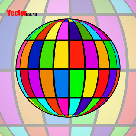 Abstract globe earth.のイラスト素材