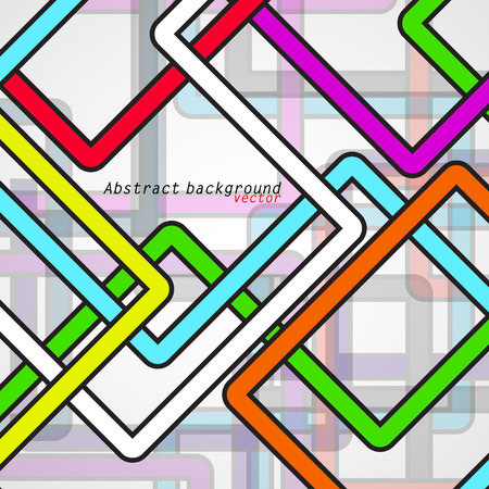 Background with colorful lines. Vector illustration. Eps 10のイラスト素材