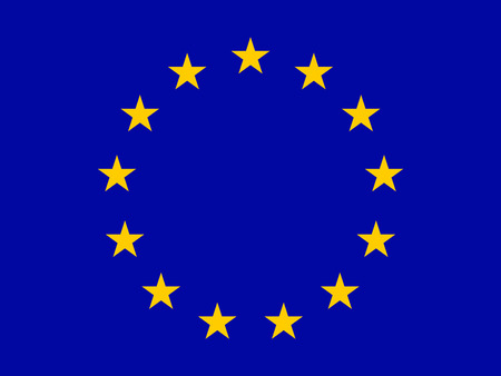 Flag of European Union, vector illustration, eps 10のイラスト素材