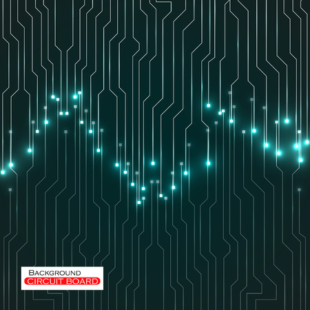 Circuit board, technology background, vector illustrationのイラスト素材
