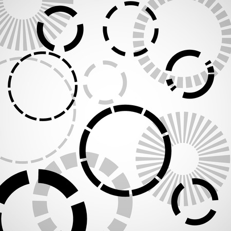 Abstract background with circles, geometric shapes, vector illustration, eps 10のイラスト素材