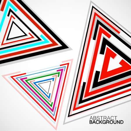 Abstract background with triangles, geometric shapesのイラスト素材