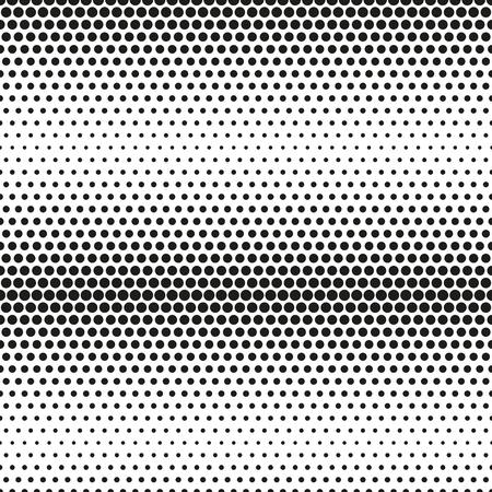 Abstract pattern with dots. Modern black and white texture. Geometric backgroundのイラスト素材