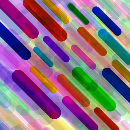 Abstract background with colorful geometric lines. Vector backdropのイラスト素材