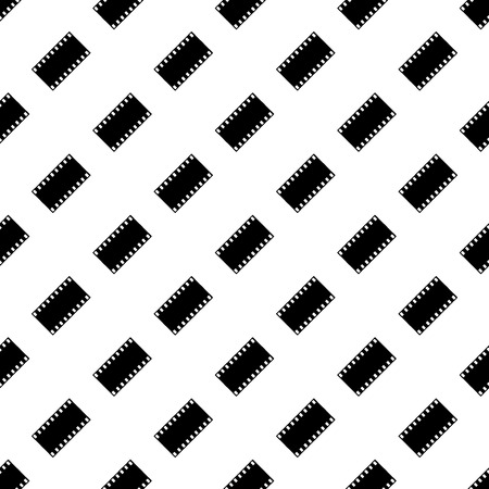 Seamless pattern of film strip. Vector backgroundのイラスト素材