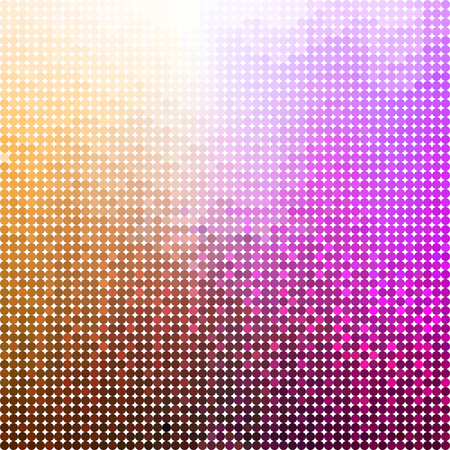 Abstract geometric background with colorful circles. Halftone effectのイラスト素材