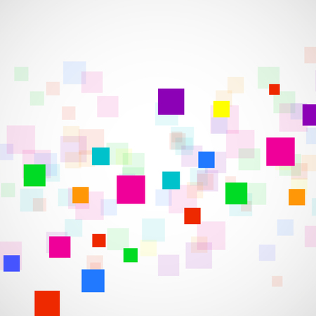 Abstract background with colorful squares. Modern vector designのイラスト素材