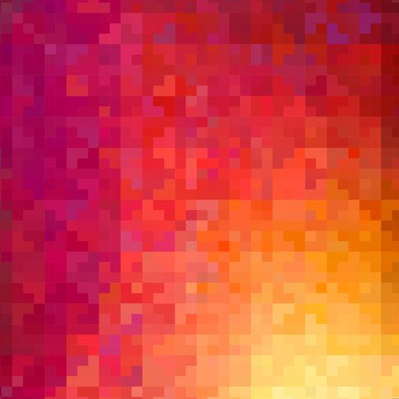 Abstract colorful background of squares. Geometric texture. Halftone effectのイラスト素材