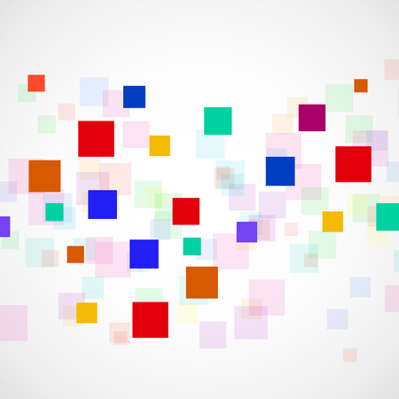 Abstract background with colorful squares. Modern vector designのイラスト素材