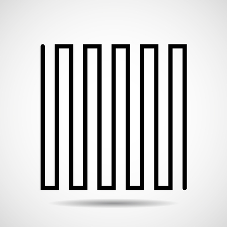 Abstract square of line. Vector design element, geometric logoのイラスト素材