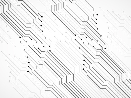 Circuit board, technology background, electronic concept, vectorのイラスト素材