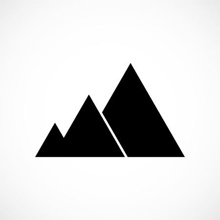 Abstract mountain logo. Mountains icon. Vector illustrationのイラスト素材