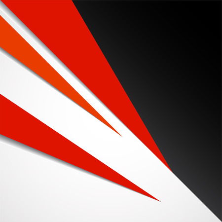 Abstract background of colorful geometric lines with overlap. Vector graphic designのイラスト素材