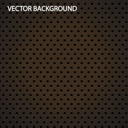 Brown metal steel grid of holes, dots metal texture background, halftone patternのイラスト素材
