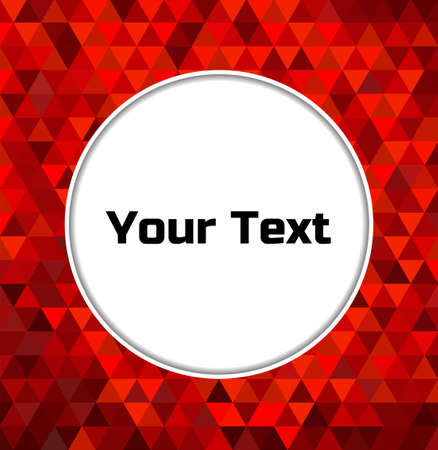 Abstract geometric background with red triangles. geometric texture. vector illustrationのイラスト素材