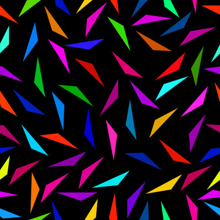 Seamless pattern background of triangles. Modern stylish textureのイラスト素材
