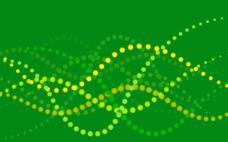 Abstract background of colorful smooth dotted lines, halftone waveのイラスト素材