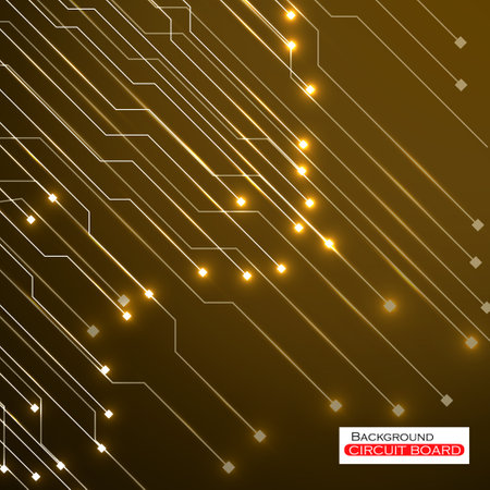 Circuit board, technology background, vector illustrationのイラスト素材