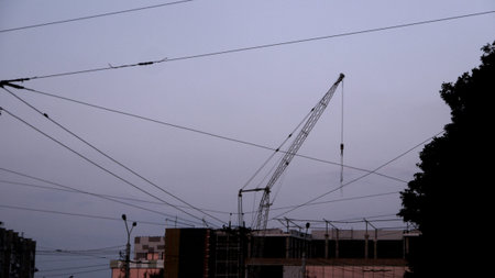 Construction in the city
