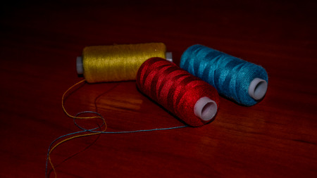 Coil of threadsの写真素材