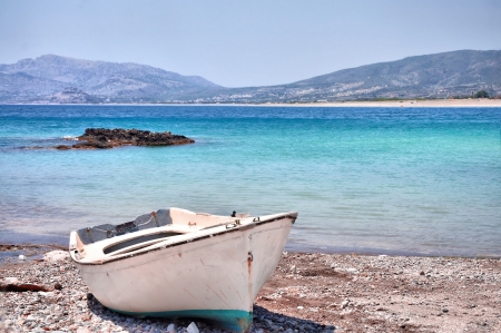Lonely Boatの写真素材