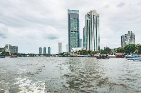 Modern skyscrapers in Bangkokの写真素材