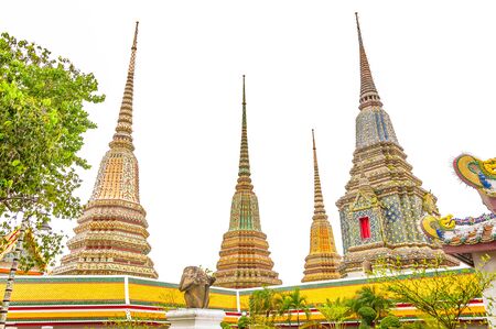 Buddha temple with cloudy sky on the backgroundの写真素材