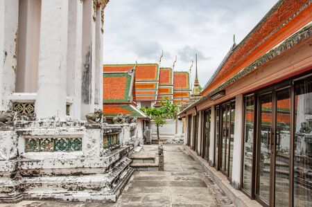 Royal Buddha temple in Bangkokの写真素材