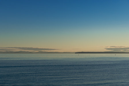 Sunset in British Columbiaの写真素材