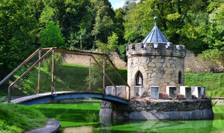 Castle on the lake  のeditorial素材