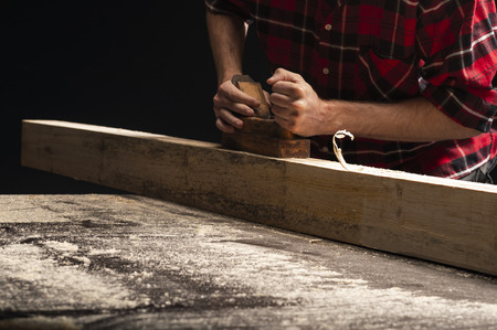 Wood worker craft old manual toolの写真素材