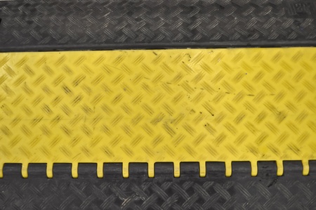 black-yellow speed bumps Humpsの写真素材