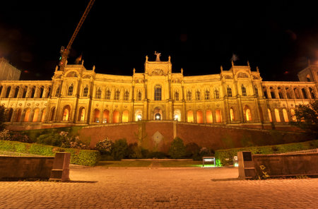 landmark. munich. germanyの写真素材