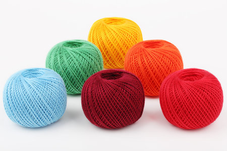 clews thread on a white background
