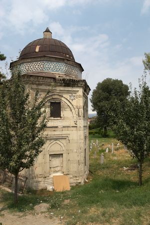 Old ottoman tomb (Turbe Alti Ajak) in Skopjeの写真素材