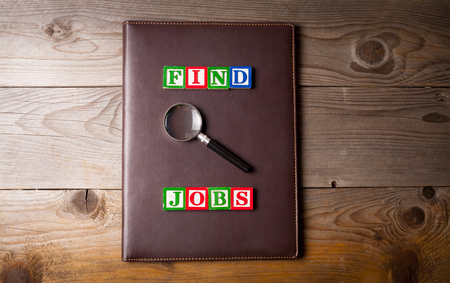 Searching for a job conceptの写真素材