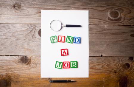 Searching for a job conceptの写真素材