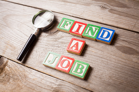 Searching for a job conceptの写真素材