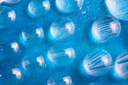 Colorful liquid droplets and blurs background wallpaper