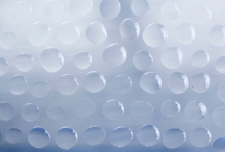 Colorful liquid droplets and blurs background wallpaper