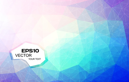 Triangular abstract colorful background   のイラスト素材