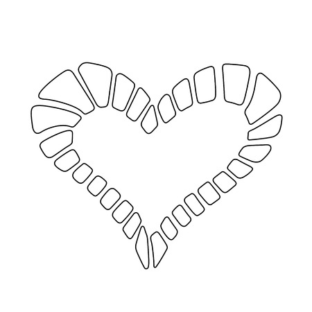 Fragmental heartのイラスト素材