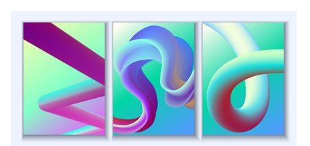 Abstract background for cover, notebook or flyer. Bright gradient. Vector illustration.