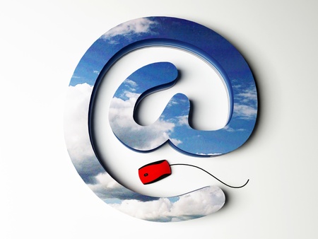 computer mouse in the creative maze, renderingの写真素材