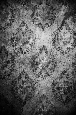 old dark vintage texture, wallpaper の写真素材
